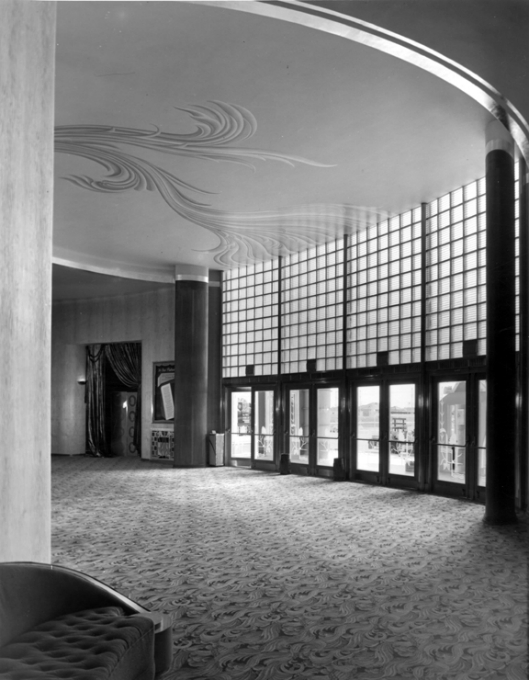 Academy Theater Ticket Booth- Julius Shulman, 1939 - UCLA Library Special Collections original photo in the Getty Museum